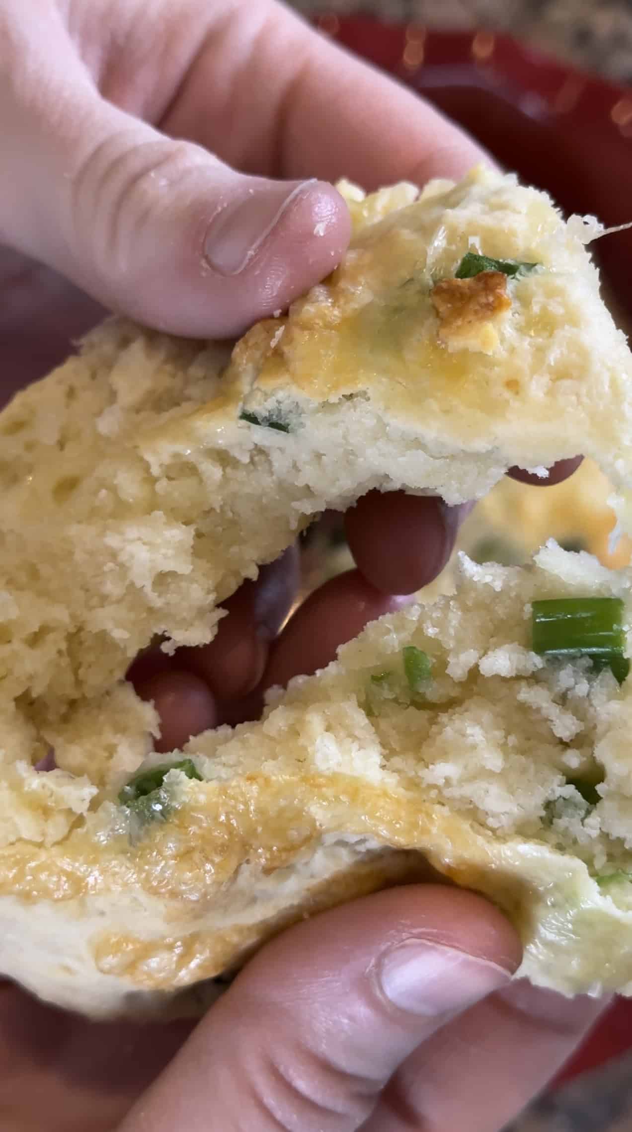 cheddar garlic drop biscuits