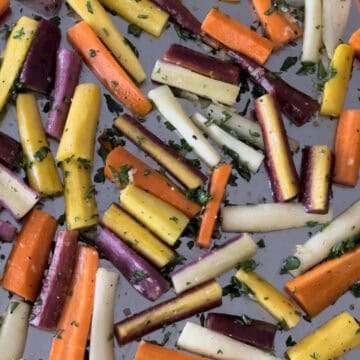 roasted rainbow carrots recipe