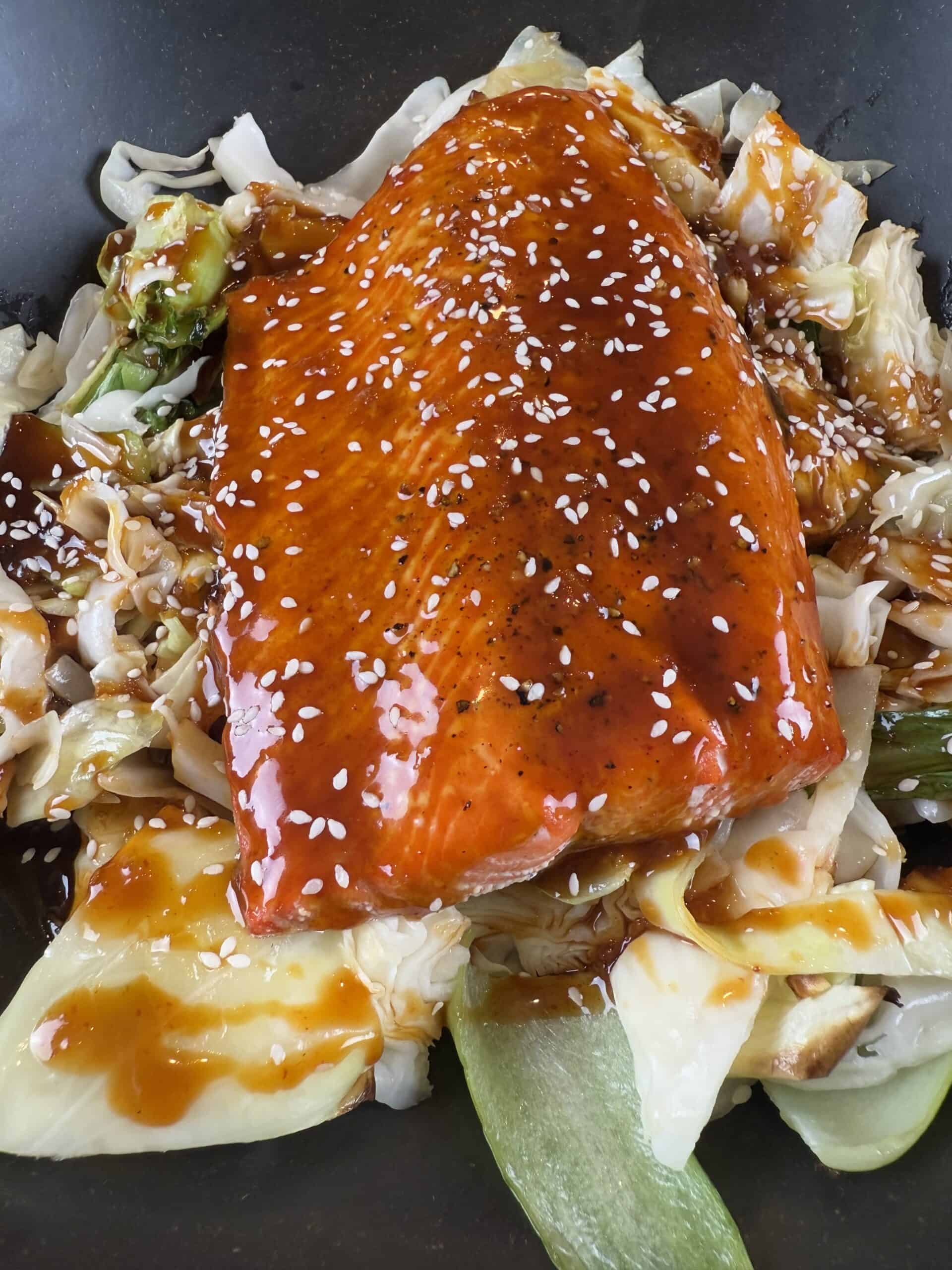 honey ginger soy salmon