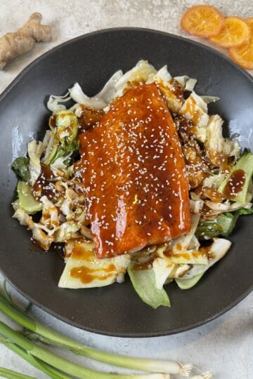 honey ginger salmon