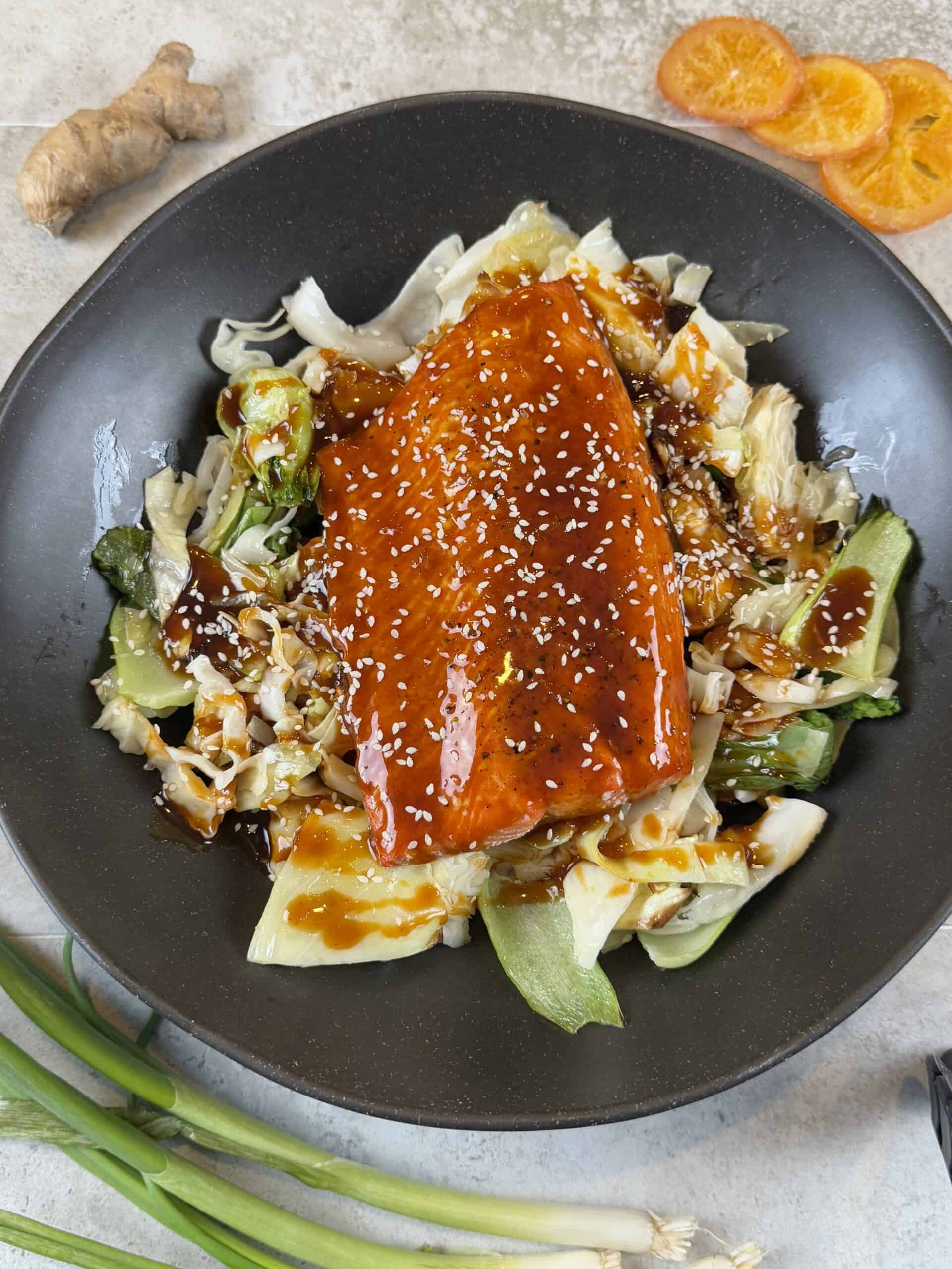 honey ginger salmon