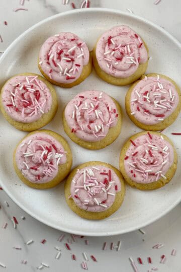 valentines sugar cookies