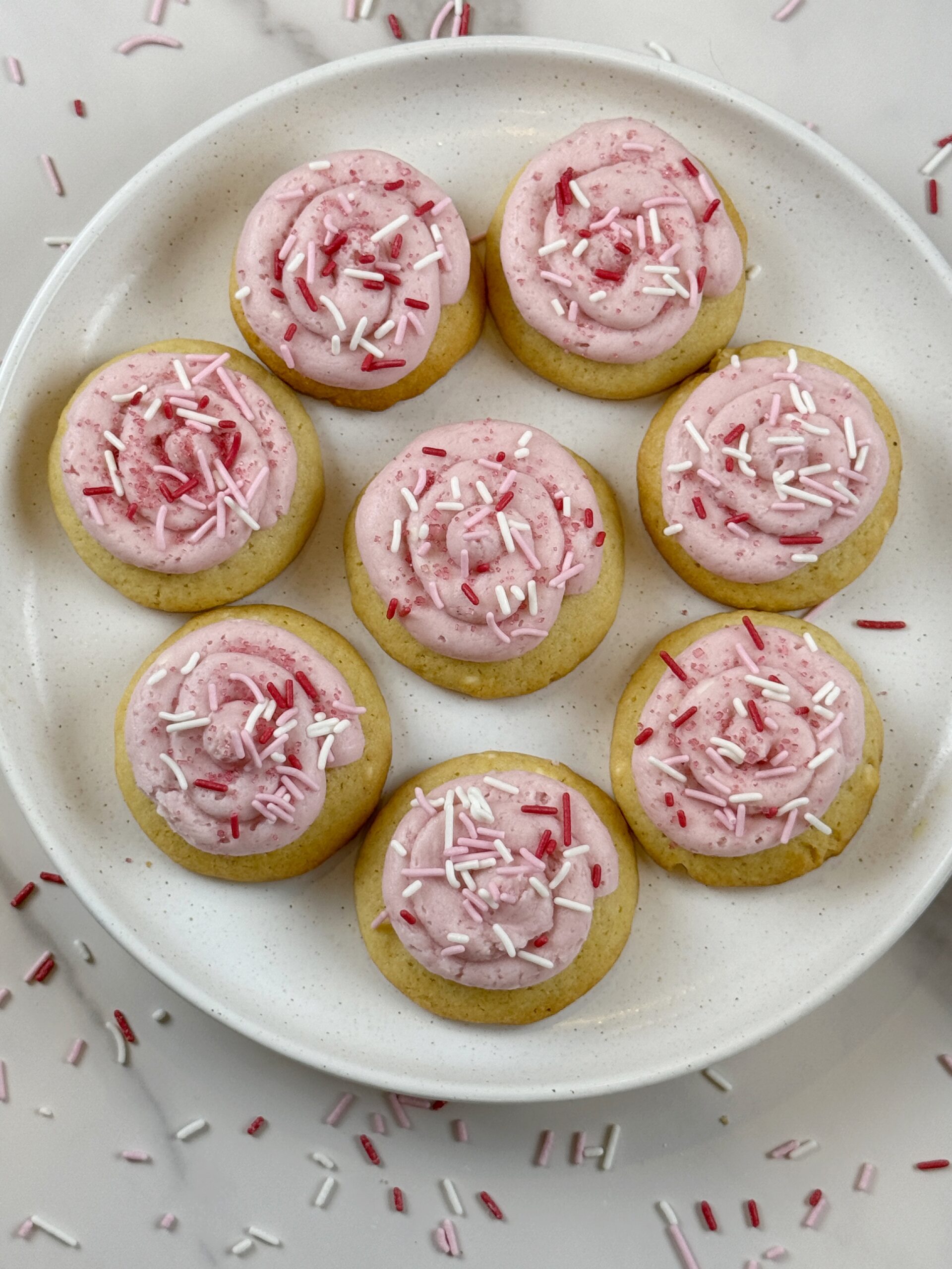 valentines sugar cookies