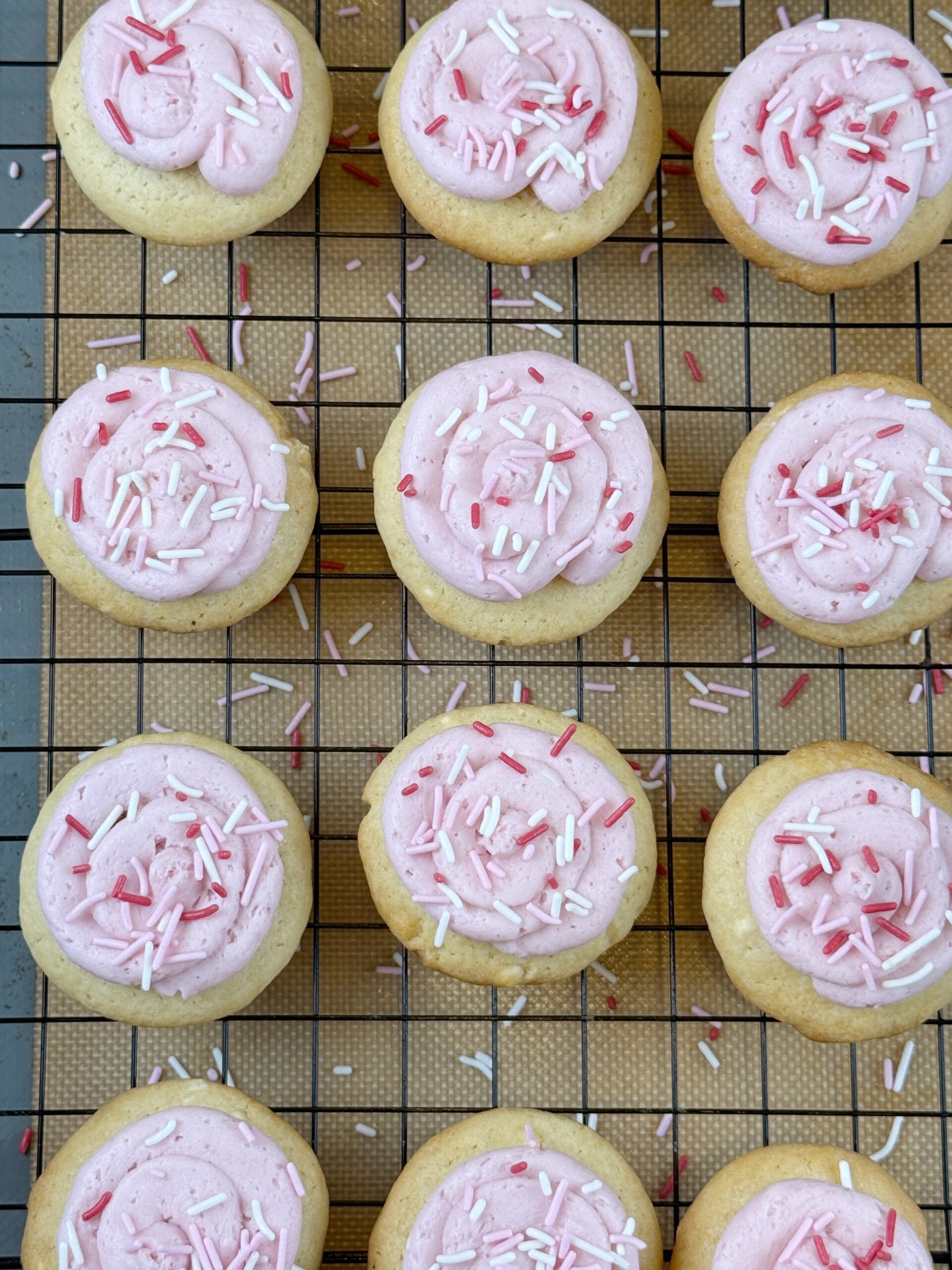 valentines sugar cookies