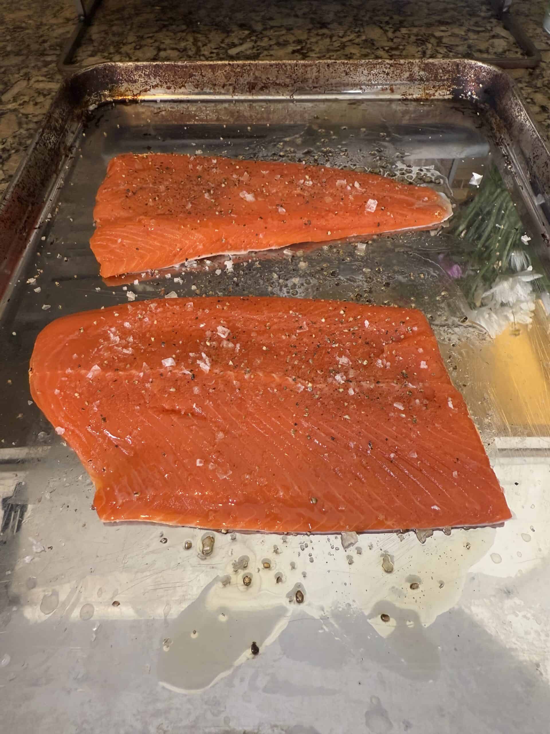 honey ginger soy salmon