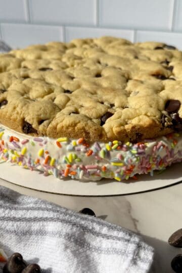 rainbow ice cream cake