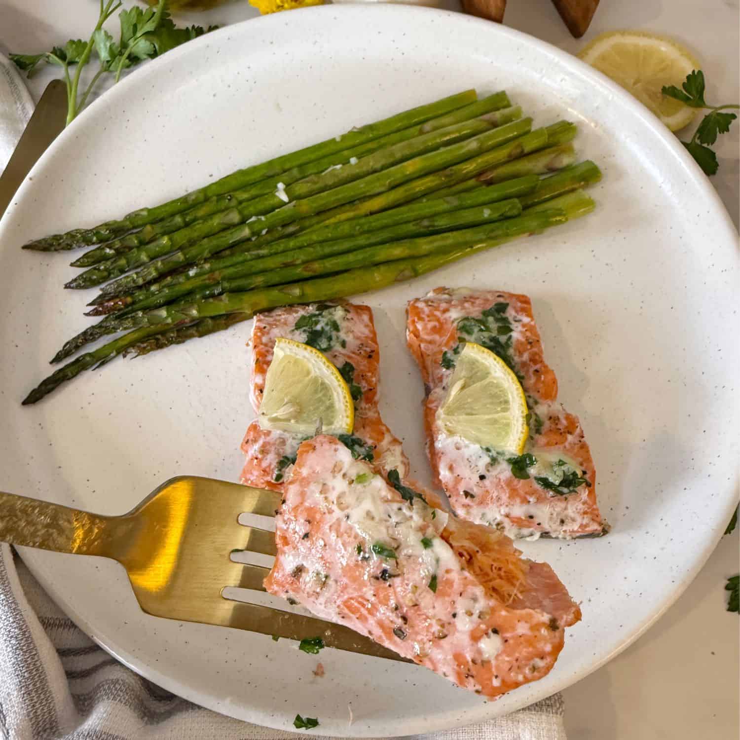 lemon garlic butter salmon